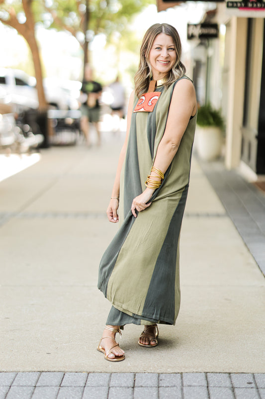 BASIL STRIPE DRESS