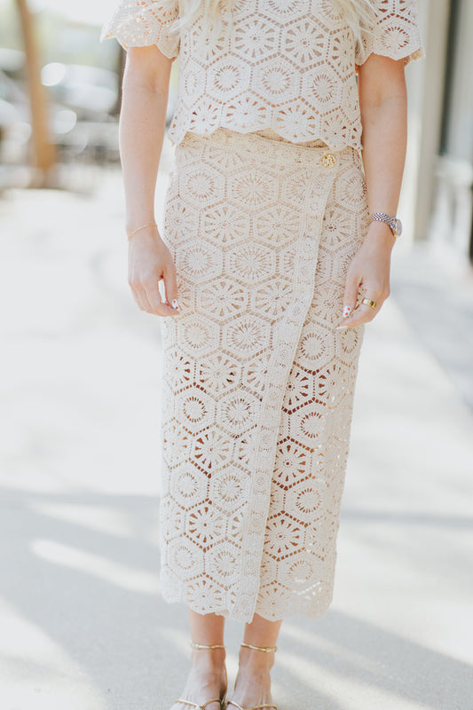 RAQUEL LACE SKIRT