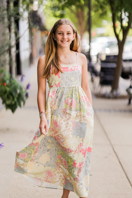 AURORA STRAPPY MIDI DRESS