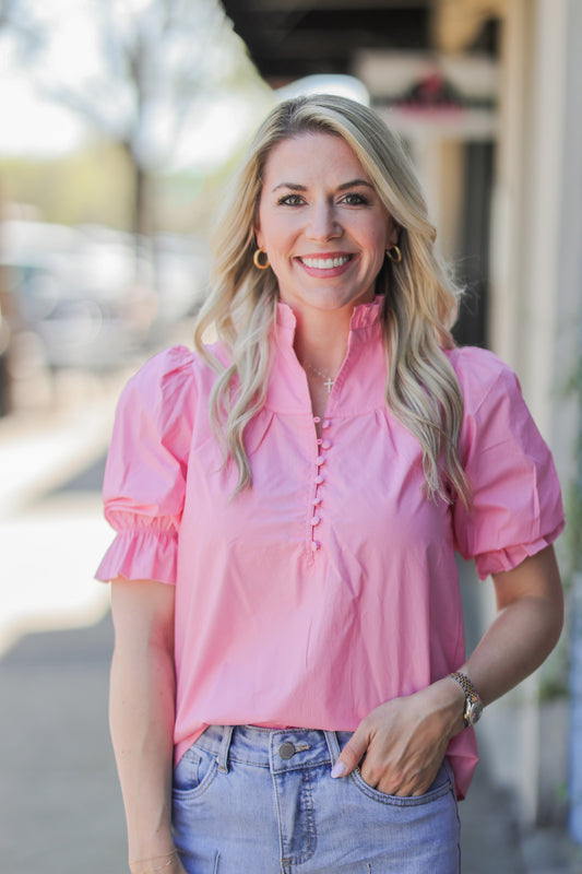 PINK CARNATION EDITH TOP