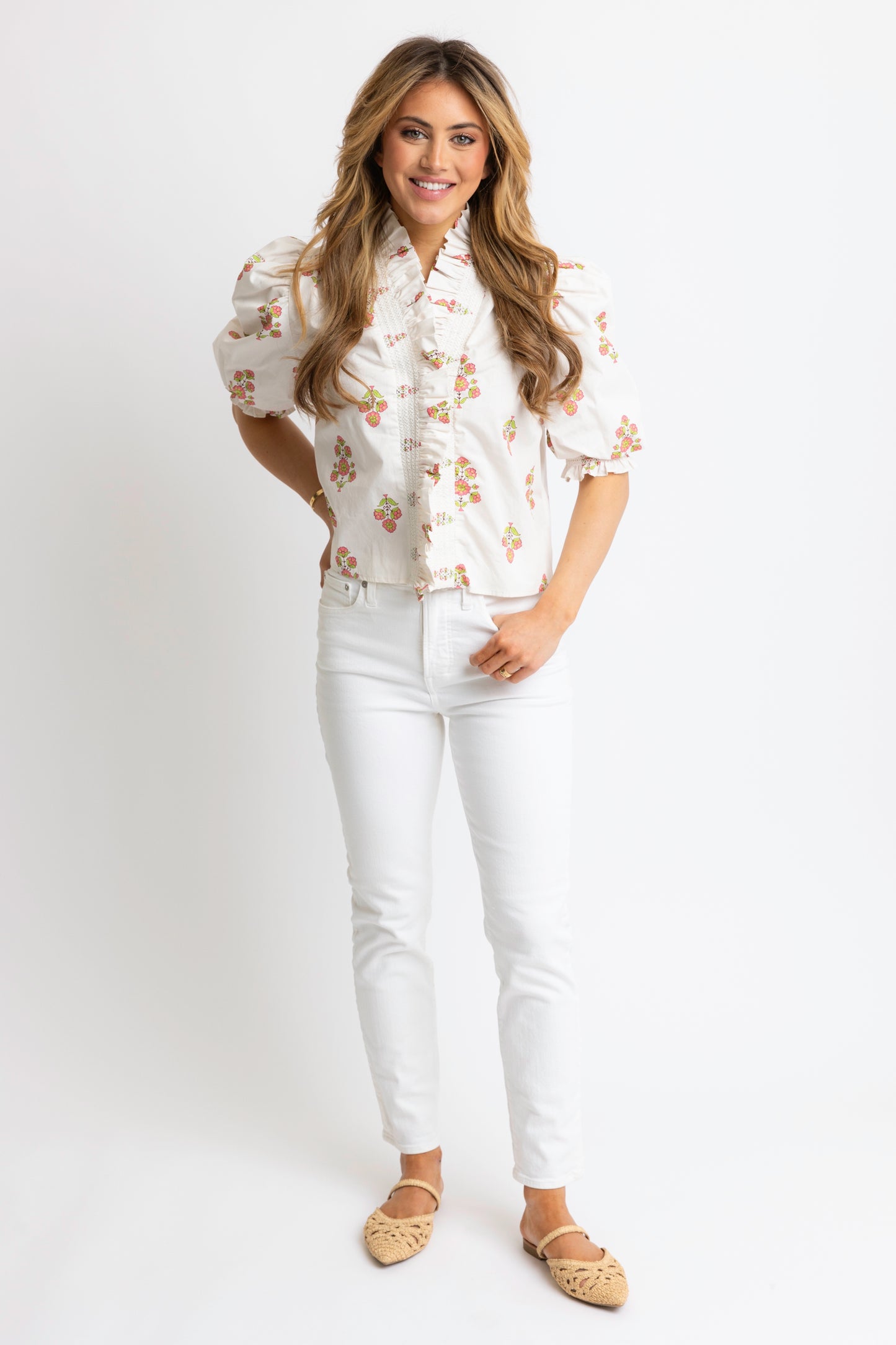 LONDON RUFFLE FLORAL
