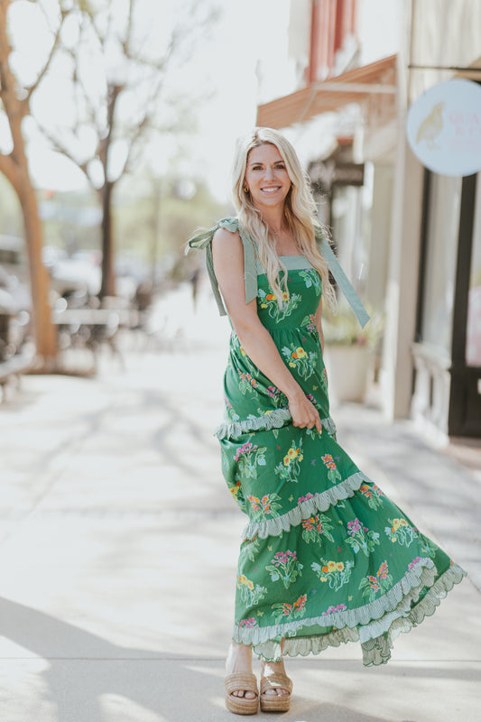 JULIETTE MAXI DRESS IN BOTANICAL AFFAIR