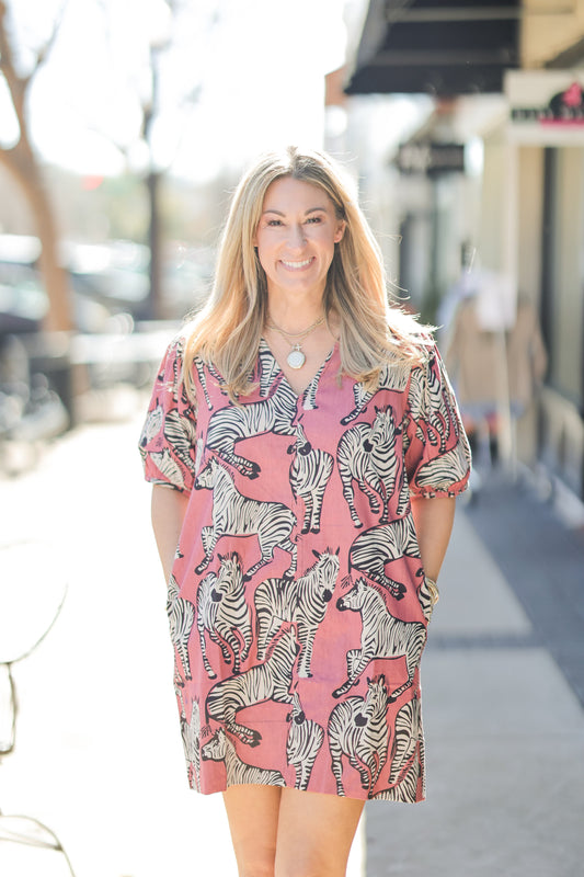 SAFARI ZEBRA DRESS