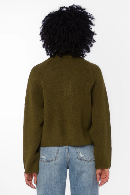 ALEXANDRA OLIVE SWEATER