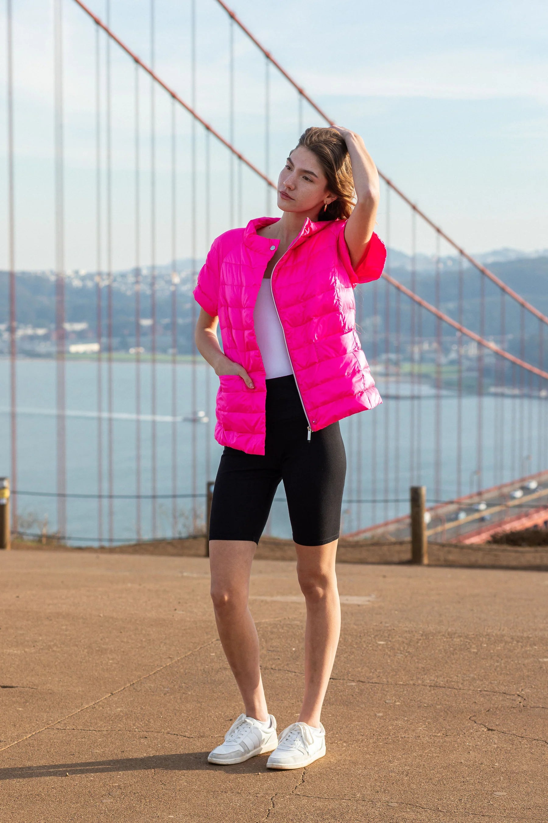 THE SHORT SLEEVE VEST – Ally B Boutique