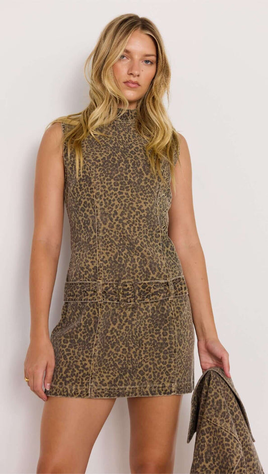 ANOUK ANIMAL PRINT DRESS