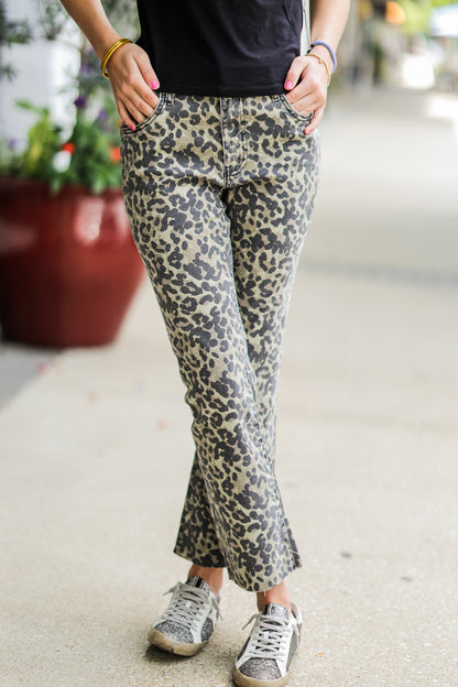 KELSEY SAGE GREEN CHEETAH
