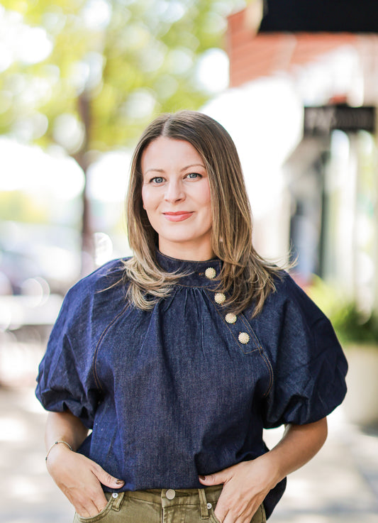 DESSIE DENIM TOP
