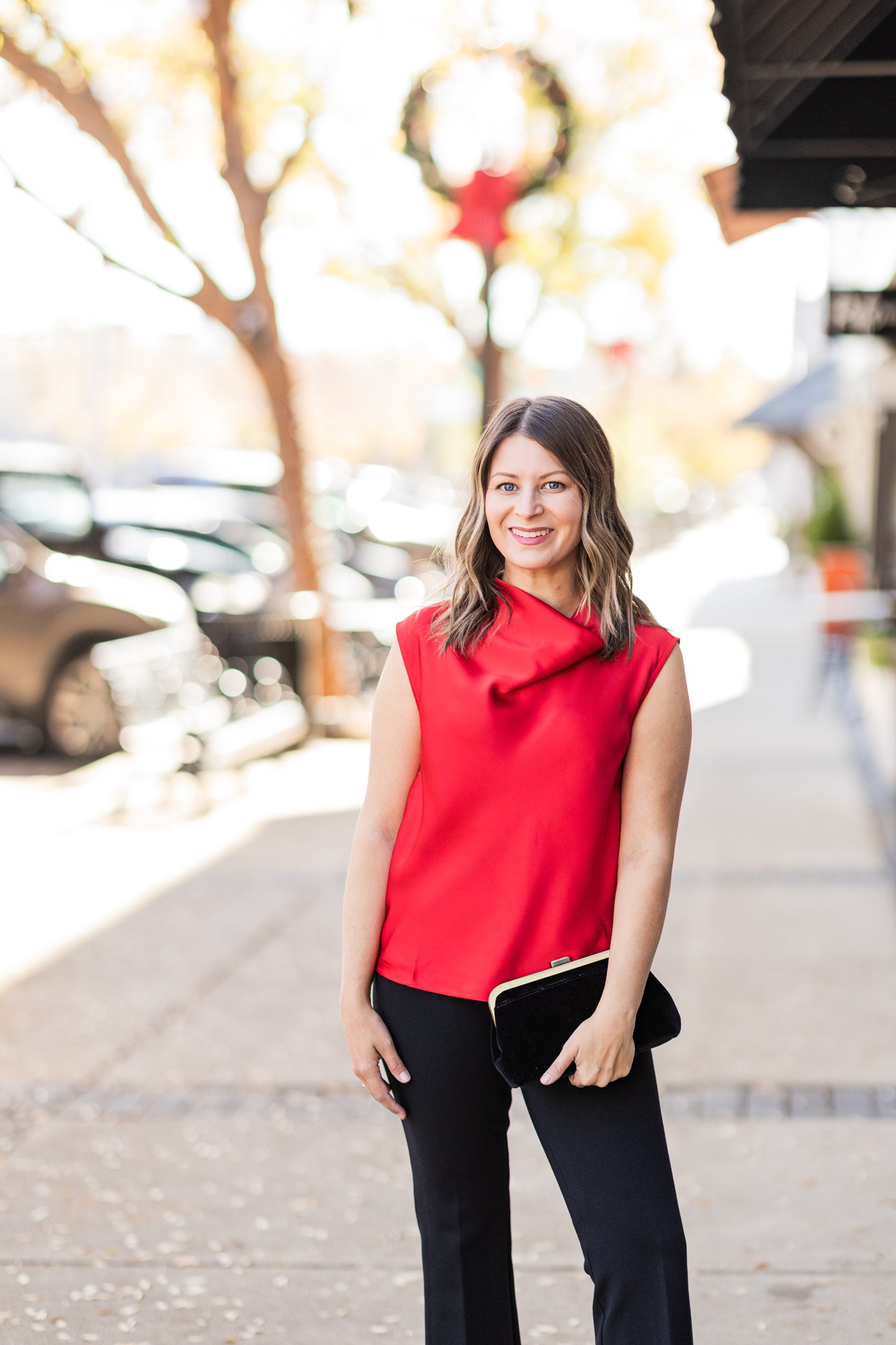 SPANX CROWL NECK TOP