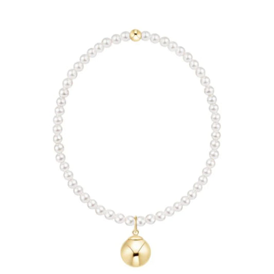 CLASSIC PEARL 3MM PEARL WITH 10MM PEARL CHARM