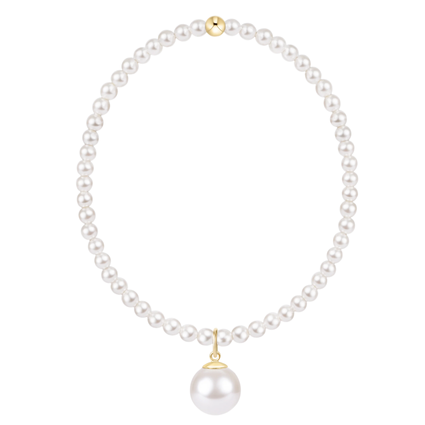 CLASSIC PEARL 3MM PEARL WITH 10MM PEARL CHARM