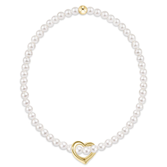 CLASSIC PEARL 3MM LOVE CHARM
