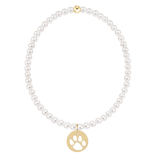 CLASSIC PEARL 3MM PAW PRINT DISC