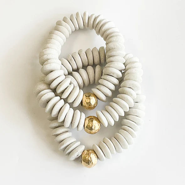 CLAY HEISHI BRACELETS