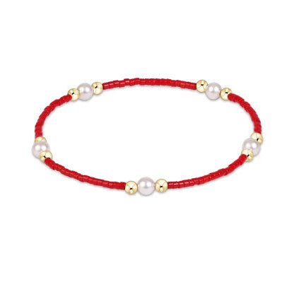 GAMEDAY HOPE PURPOSE PEARL BRACELET
