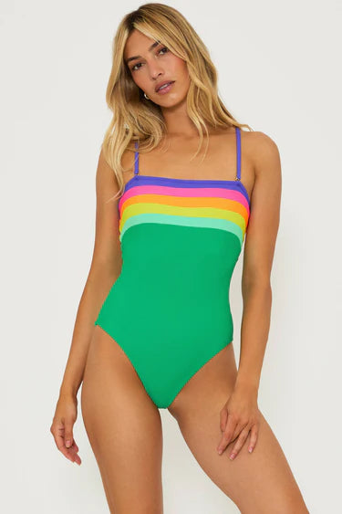 JESSA OINE PIECE COLOR BLOCK