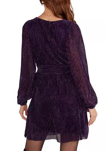 PLISSE ENYA MINI DRESS