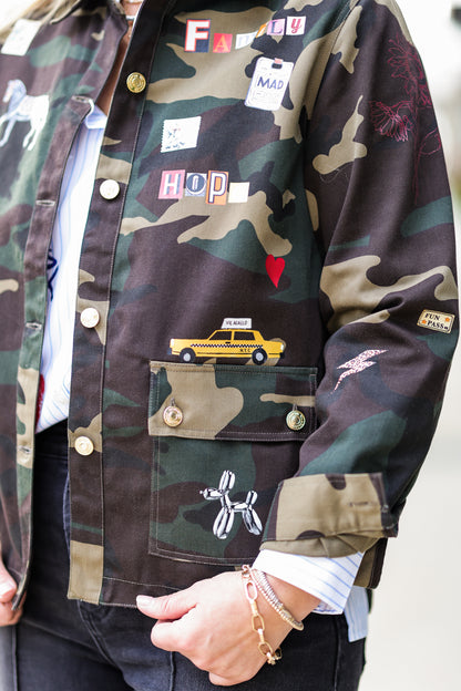 OLIVIA CAMO JACKET