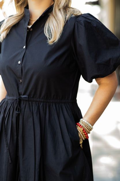 EDDIE DRESS IN BLACK