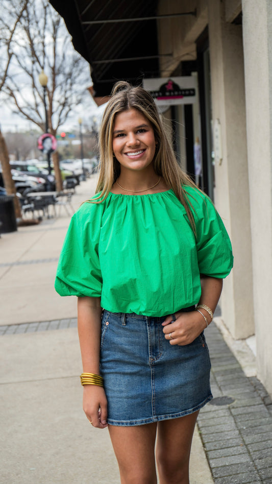 ARDEN JEAN SKIRT