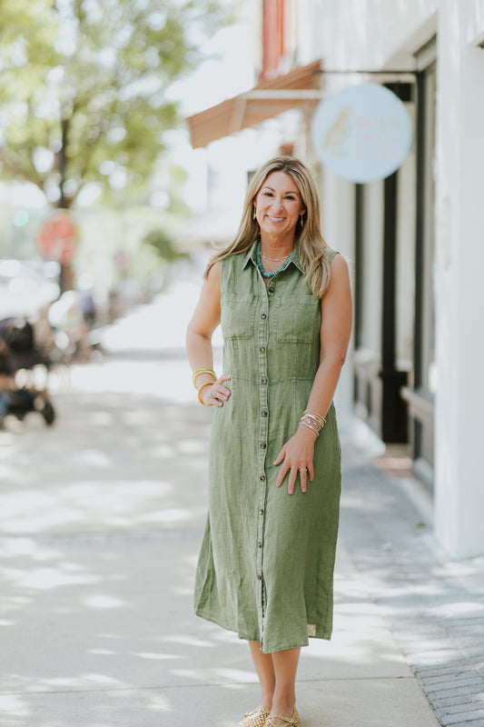 OLIVE BOWIE DRESS