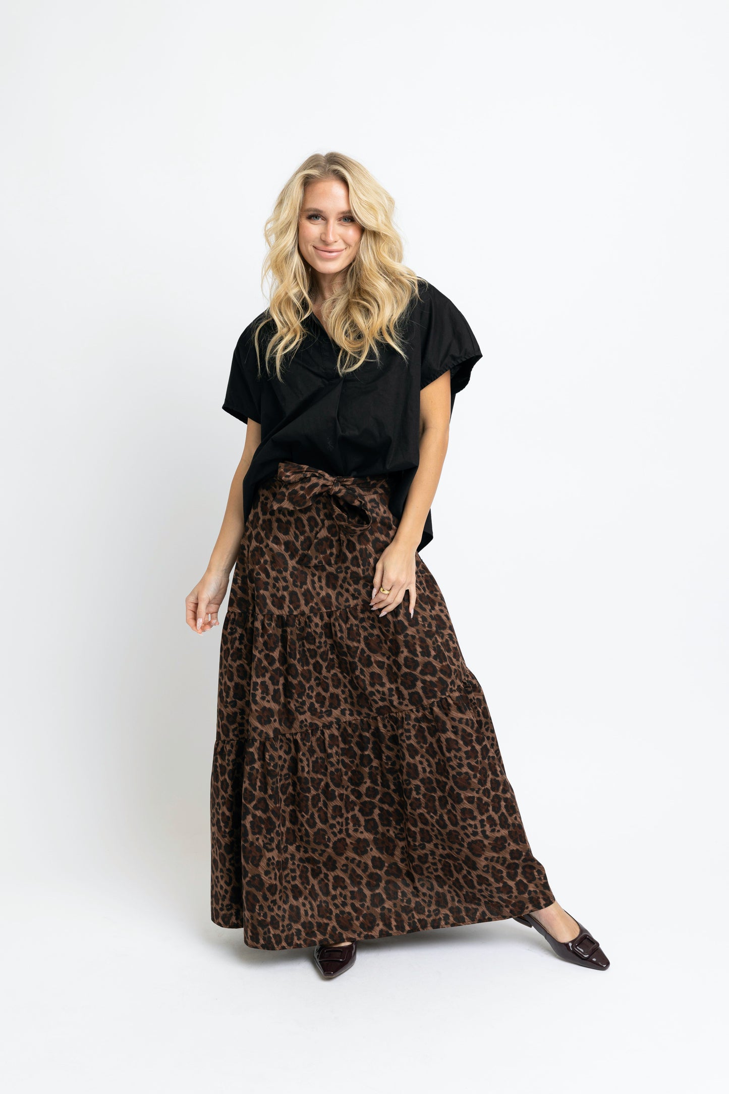 LOLLIE LEOPARD SKIRT