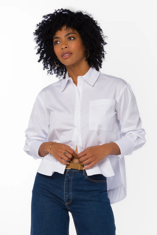COOPER POPLIN TOP
