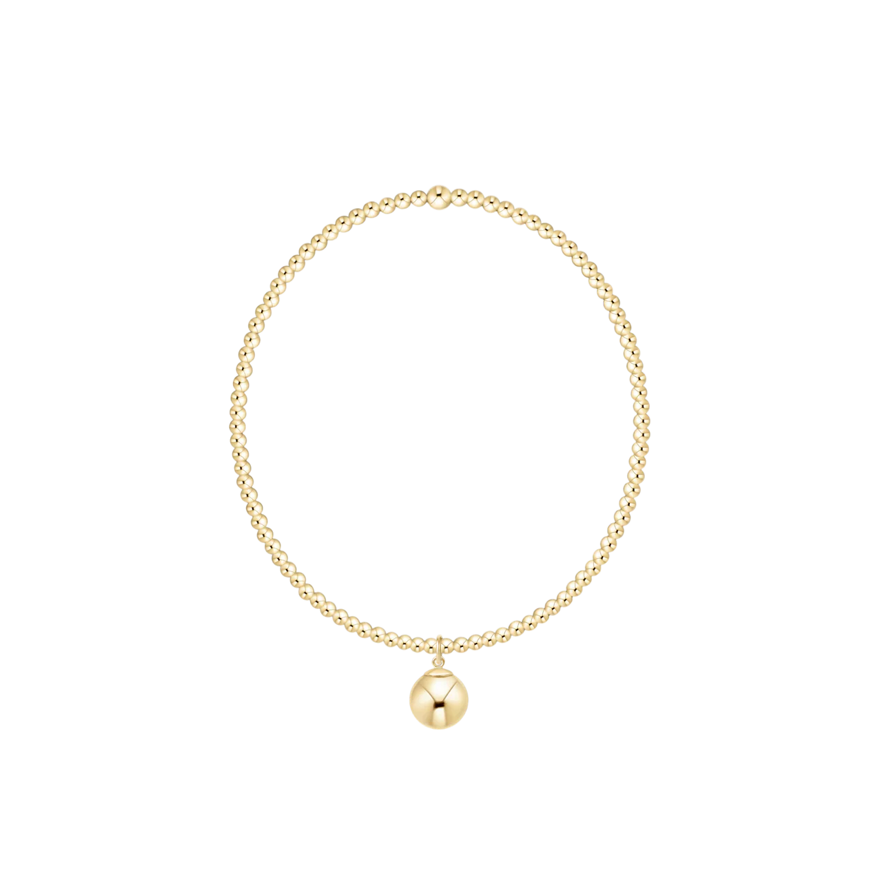 CLASSIC GOLD 8MM GOLD PEARL DANGLE