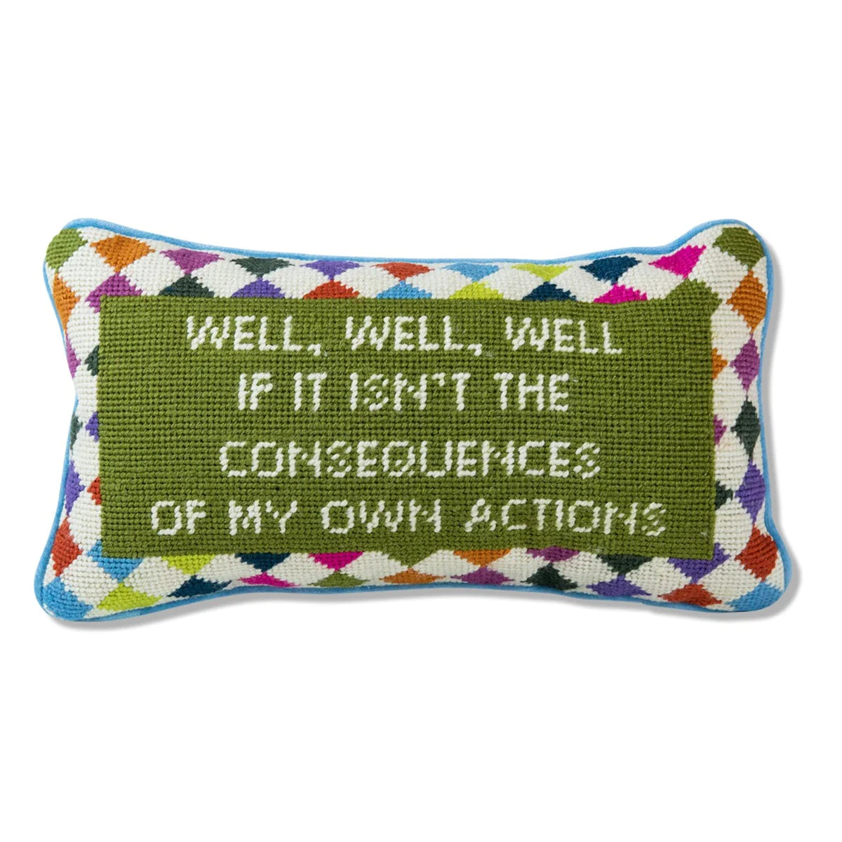 FURBISH NEEDLEPOINT PILLOWS