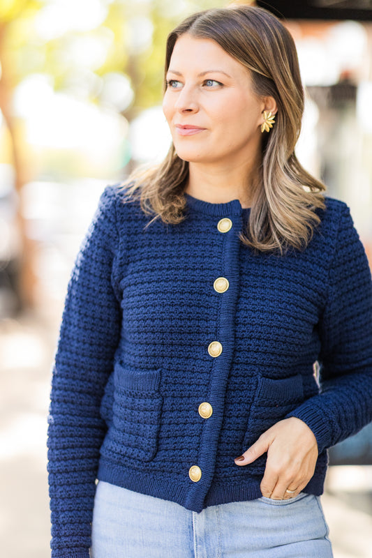 BLACK IRIS CARDI