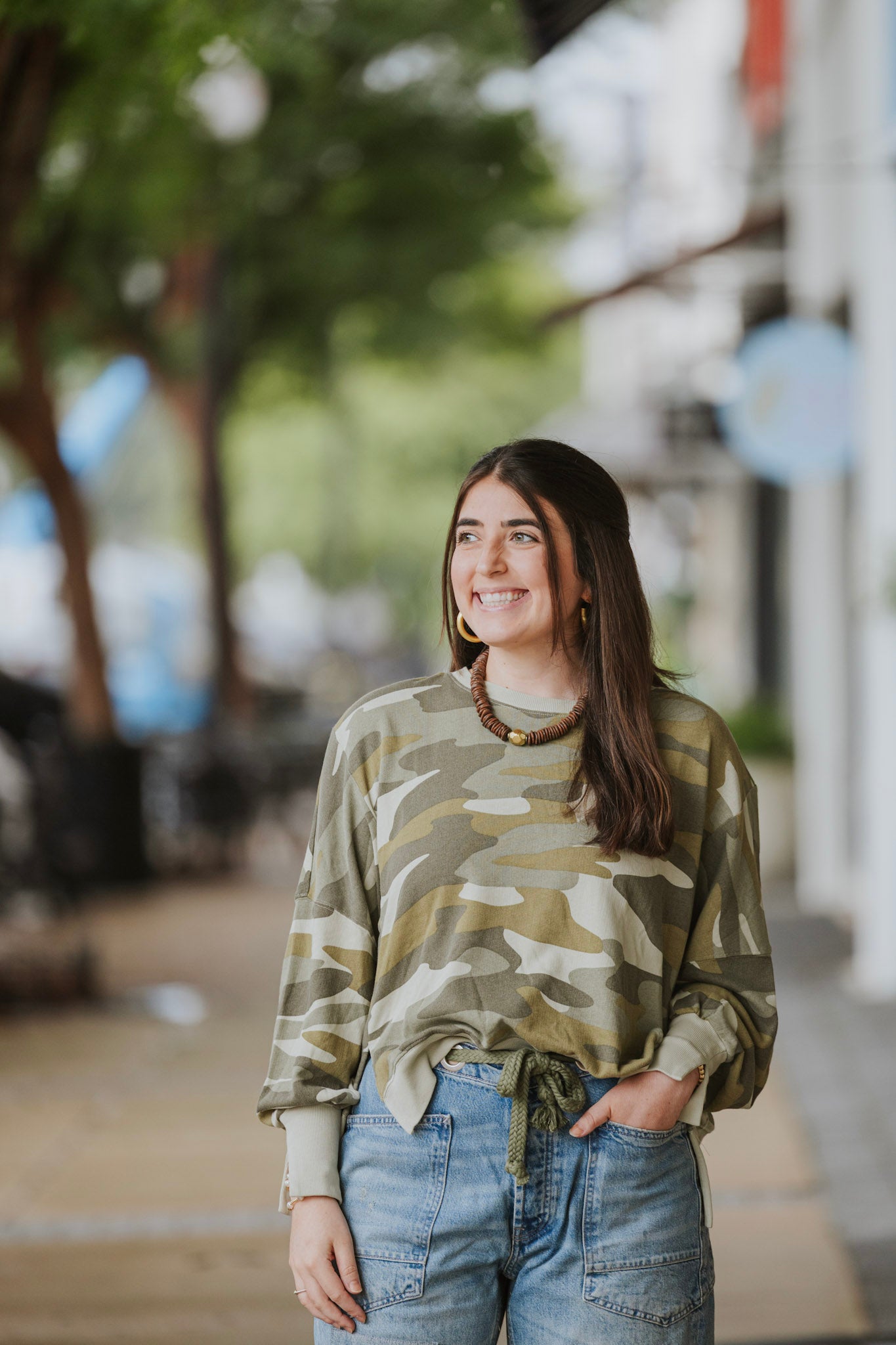 RIVIERA CAMO TRENTON TOP