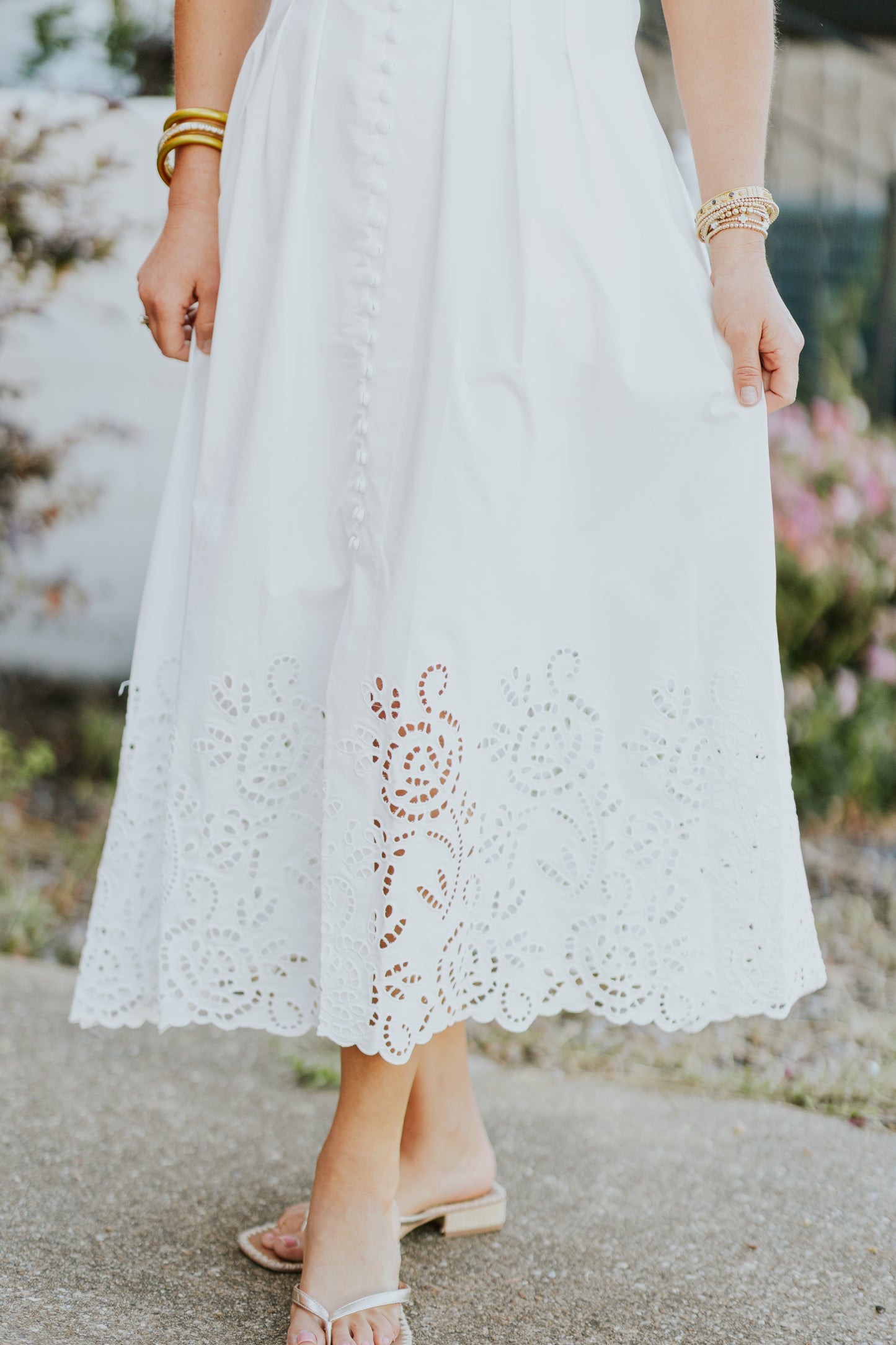 EMRICK DRESS IN WHITE