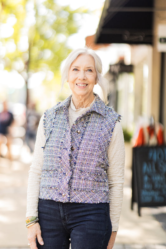 POSH TWEED VEST