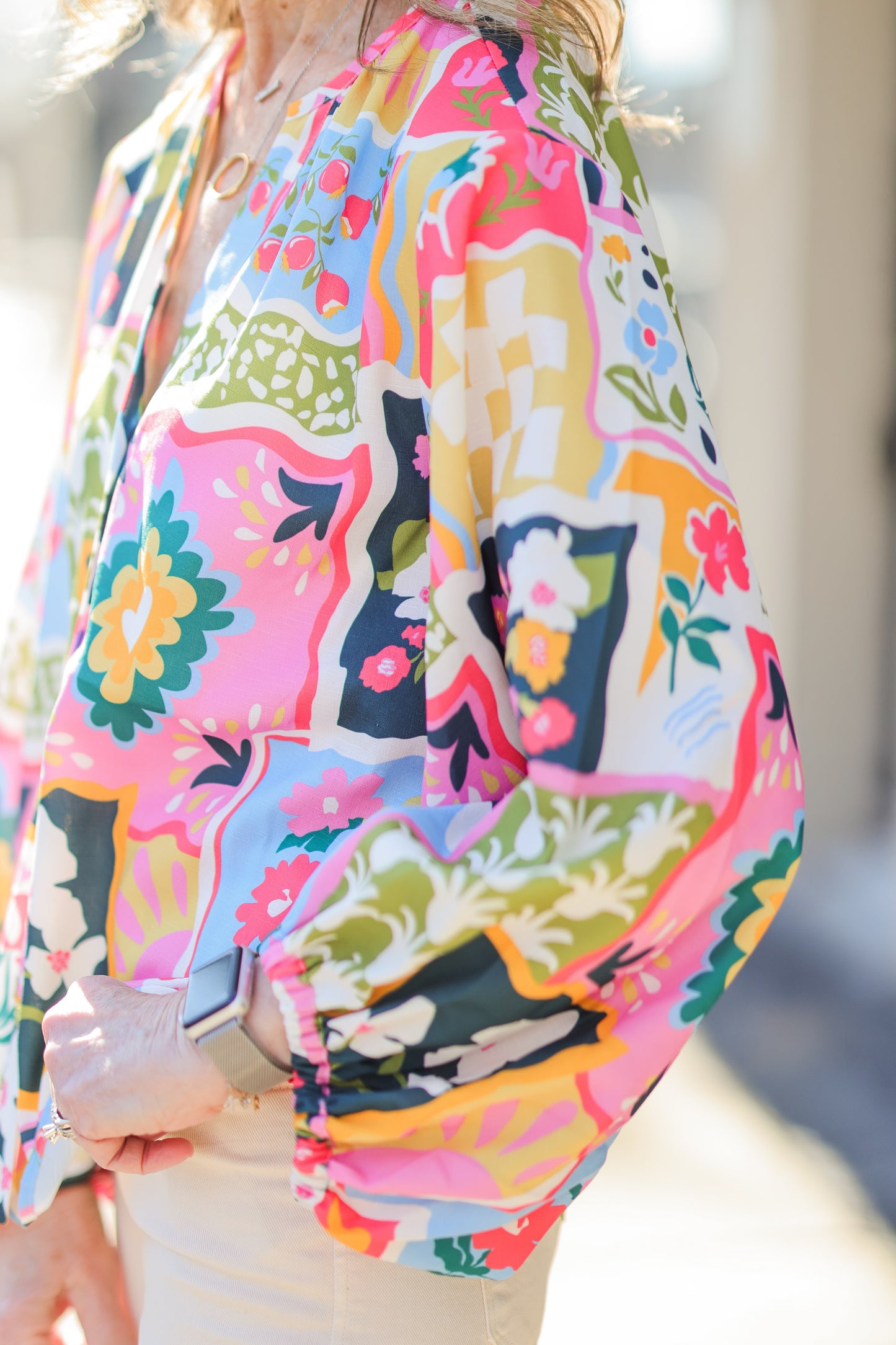LIVIE TOP IN SEEDLINGS PRINT