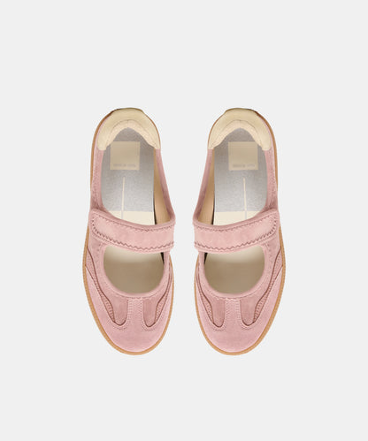PINK SUEDE NANET SNEAKERS