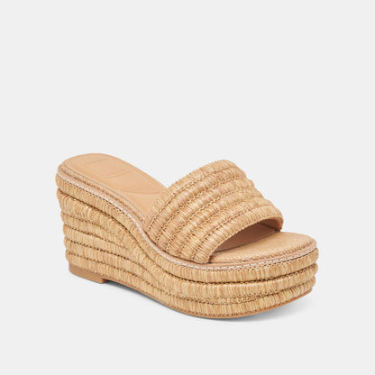 RAFFIA THRONE WEDGE BY DOLCE VITA