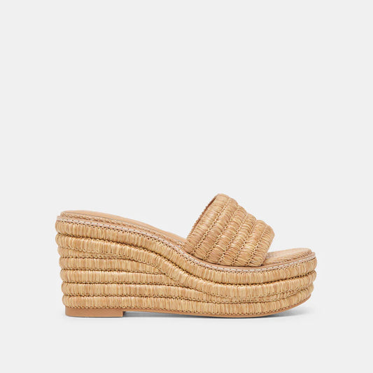 RAFFIA THRONE WEDGE BY DOLCE VITA