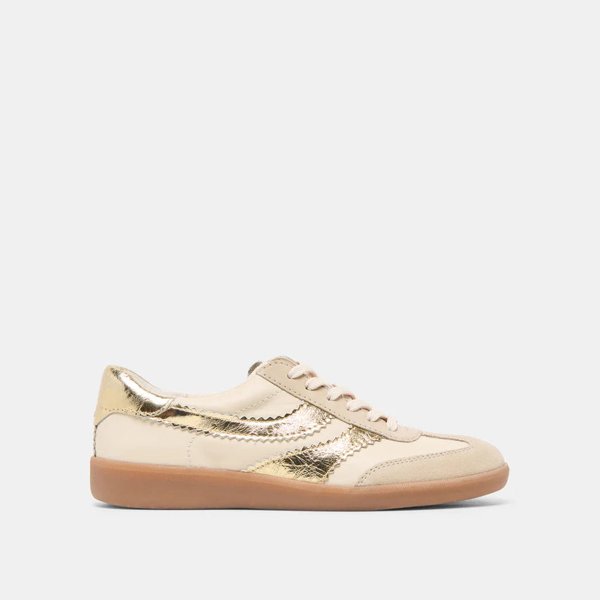 MERIT WHITE & GOLD SNEAKER