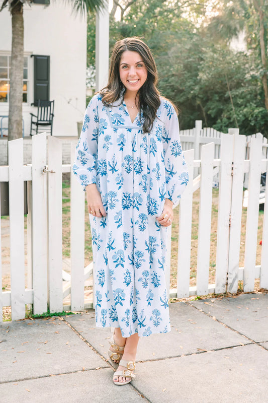 INDIGO EAST BAY MAXI DRESS