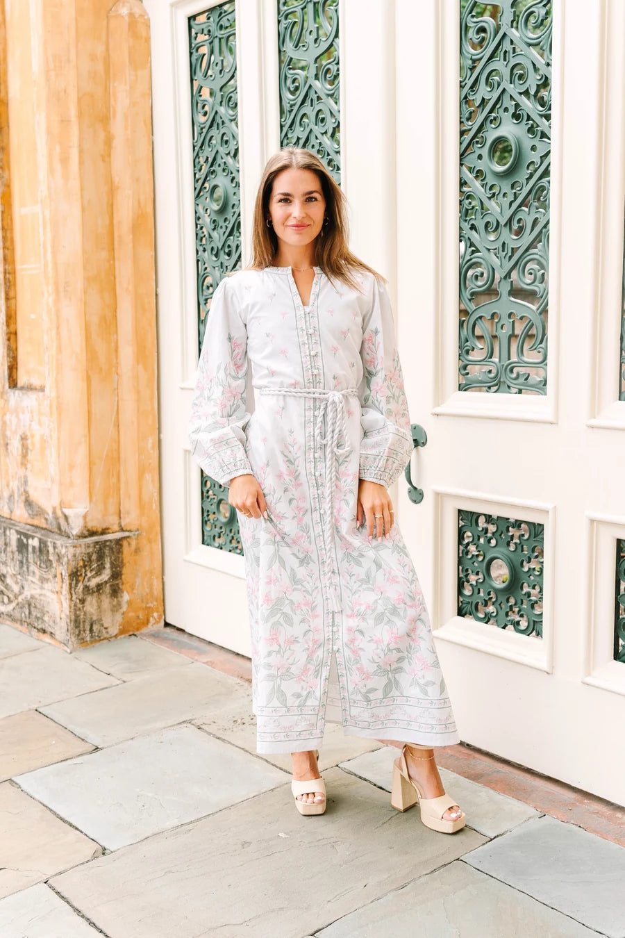 RAYNA BLUSH VINE MAXI