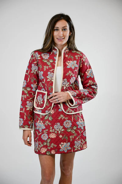 NOLA JACKET SCARLET MEADOW