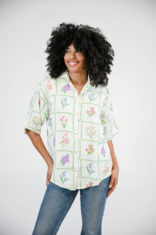 EMORY BLOUSE IN BOTANICAL