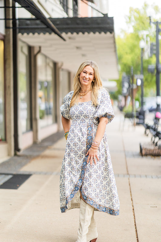 ELEANOR SANDSTONE DRESS