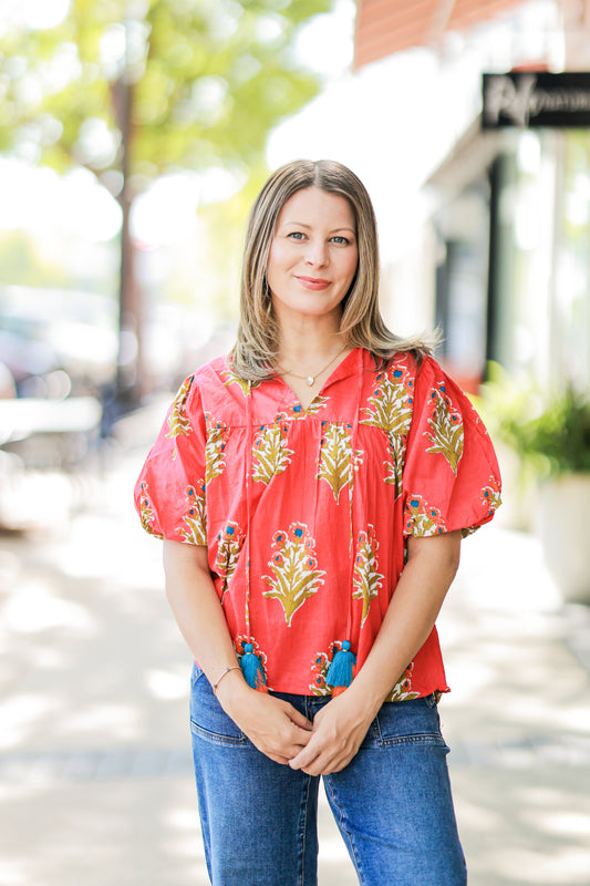 RED IN ENVY  TOP