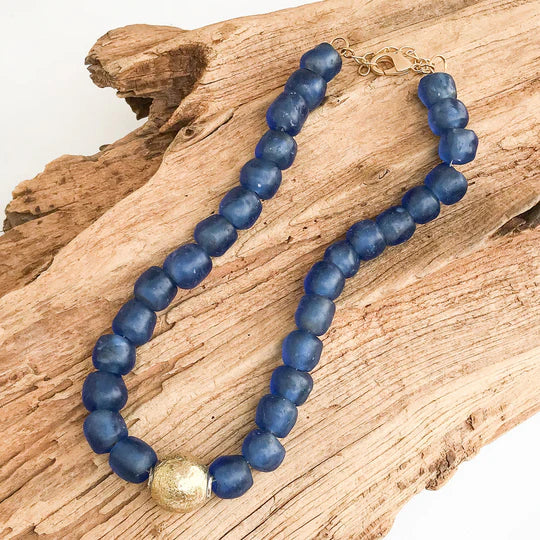 BRASS BALL NECKLACE