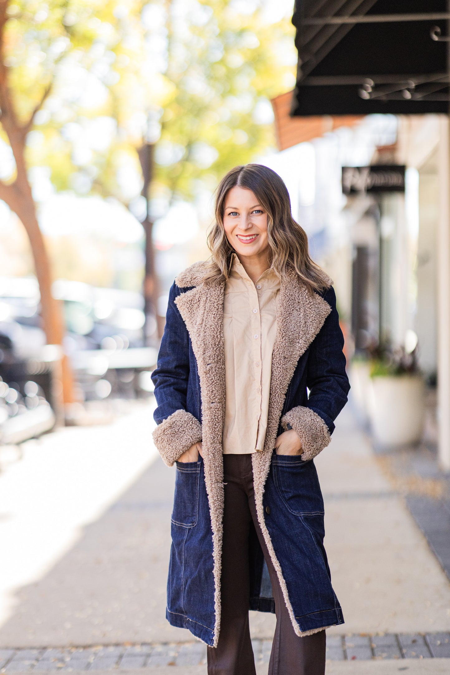 BETH SHERPA JACKET 38"