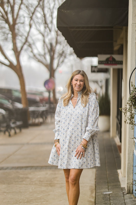 PARIS COUNTRY BLUES DRESS