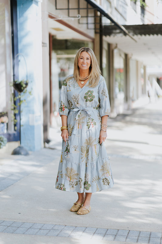 PALM BEACH GRAY DRESS