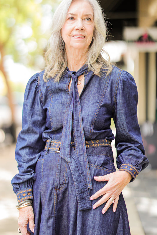 ELSA DENIM BLOUSE
