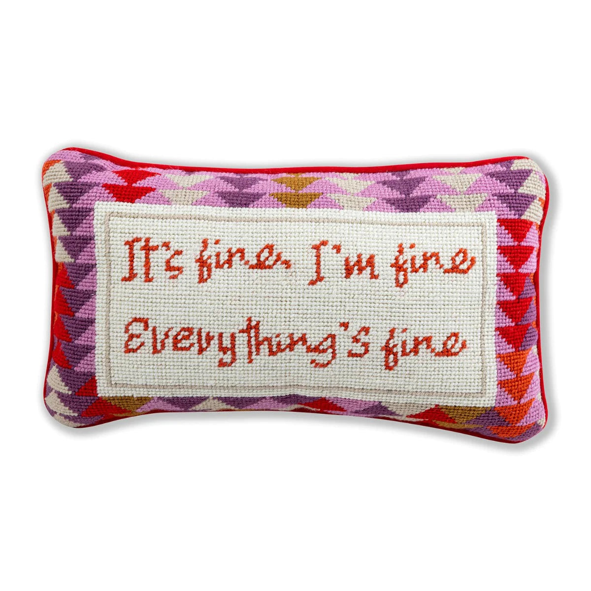 FURBISH NEEDLEPOINT PILLOWS